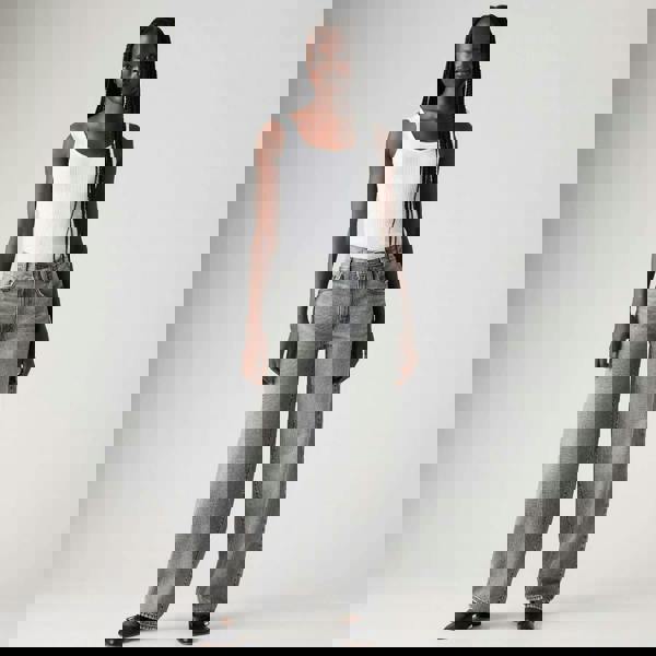 Levis Womens/Ladies Baggy Jeans - Grey - 