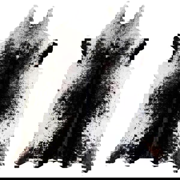 Eastern Counties Leather Rare Exotic Cowhide Leather Rug - Salt & Pepper