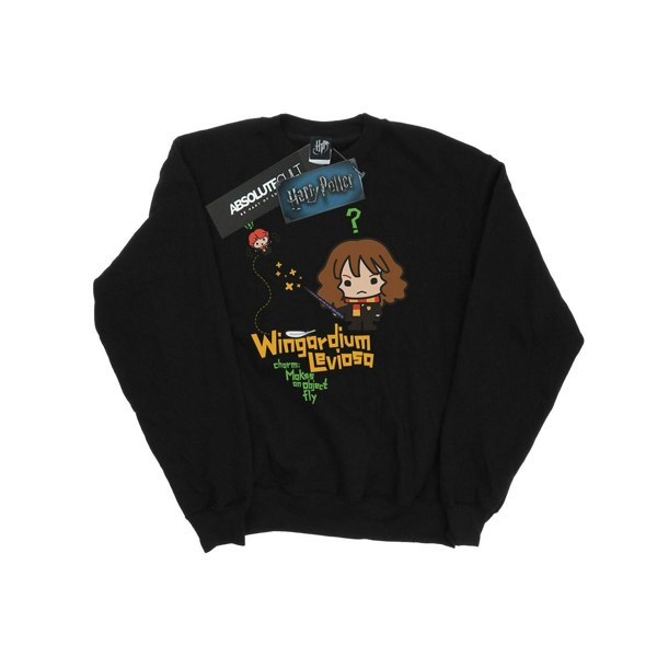 Harry Potter Boys Wingardium Leviosa Hermione Sweatshirt - Black