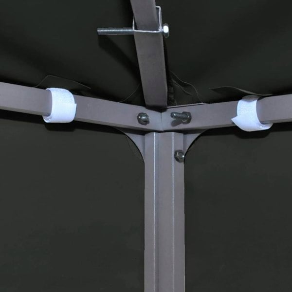 Berkfield 2-Tier Gazebo Top Cover 310 g/må_ 4x3 m Anthracite