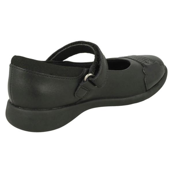 Clarks Girls Clarks Rainbow Detailed School Shoes Etch Beam