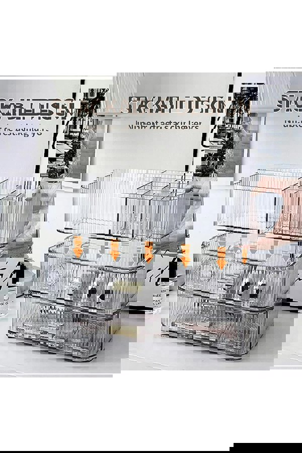 Living and Home Desktop Cosmetic Organizer Storage Box Dormitory Office Bathroom Dressing-Table