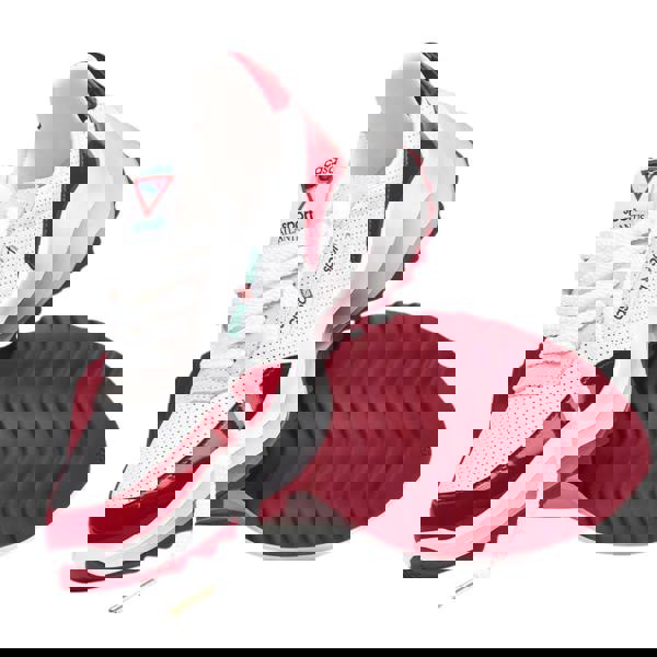 Casablanca Atlantis Sneaker Red Detail White Shoes