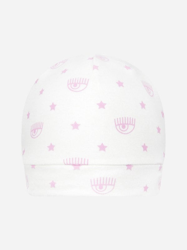 Chiara Ferragni Baby Girls Hat in White