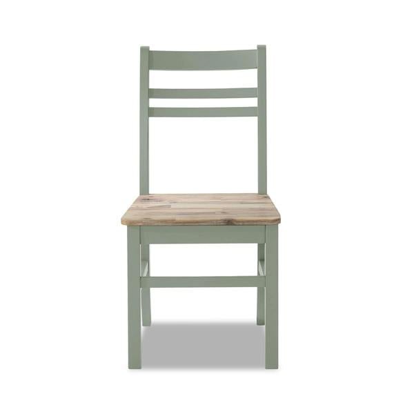 Statement Furniture Florence Wooden Chair Country Style with Acacia Wood Seat