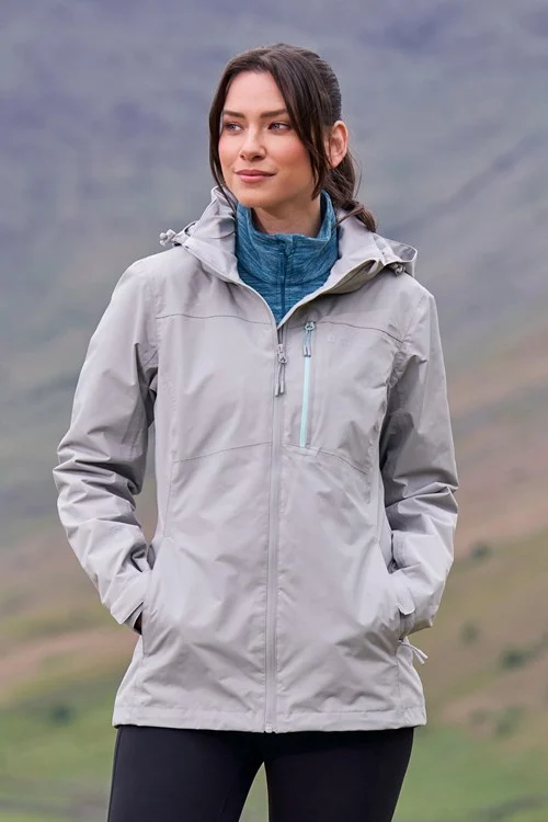 Mountain Warehouse Womens/Ladies Rainforest II Extreme Waterproof Jacket - Grey