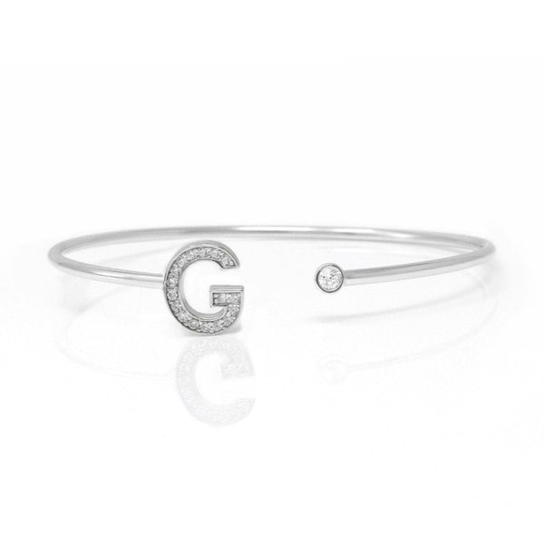 Say It With Me and Mine Bangle - Sterling Silver