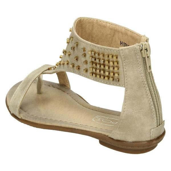 Spot On Girls Spot On Toepost Studded Gladiator Sandal