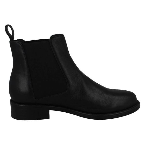 Spot On Ladies Spot On Leather Ankle Boots F50968
