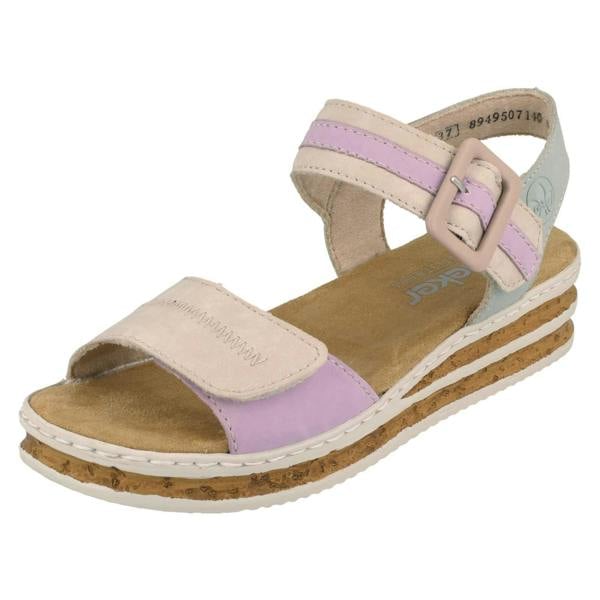 Rieker Ladies Rieker Adjustable Sandals 62900