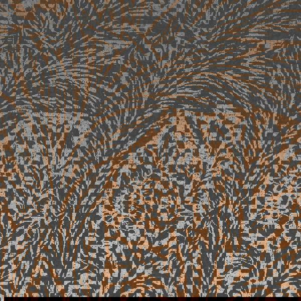 William Morris At Home Marigold Fibrous Wallpaper | Charcoal