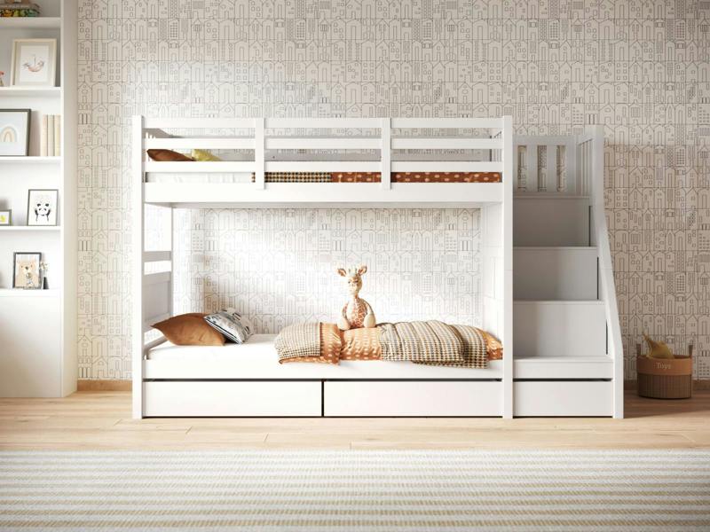 Flair Lunar Staircase Bunk Bed with Storage