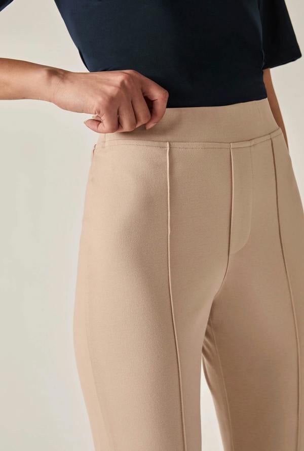 James Lakeland Cigarette Trousers Beige