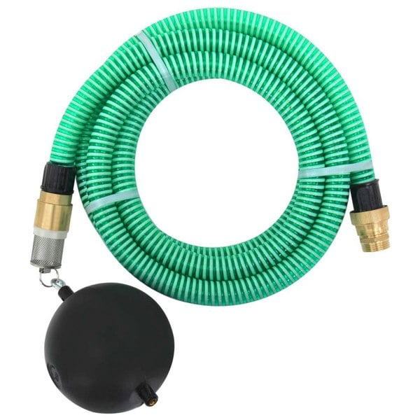 Berkfield Suction Hose with Brass Connectors Green 1.1" 7 m PVC