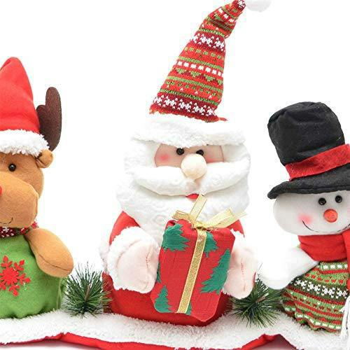 35in Musical Animatic Teddy Christmas Decoration Set of 3 Santa, Reindeer and Snowman image 5