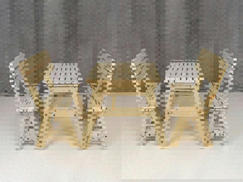 Victoria Rounded Picnic Table and Benches Set With Backrest - Wooden Outdoor Dining Set for Gardens and Patios