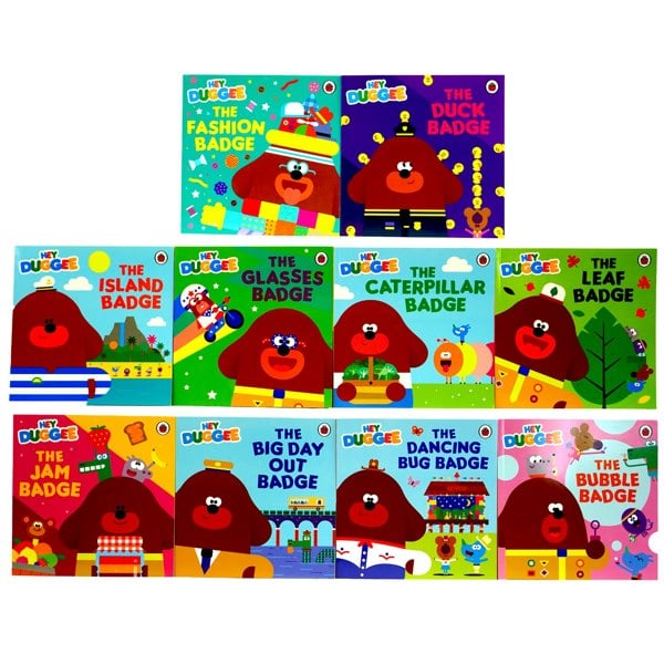 Hey Duggee: Duggees Brilliant 10 Book Set The Fashion Badge, The Duck Badge, The Island Badge & More