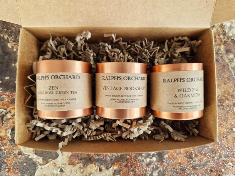 mini scented candles gift set