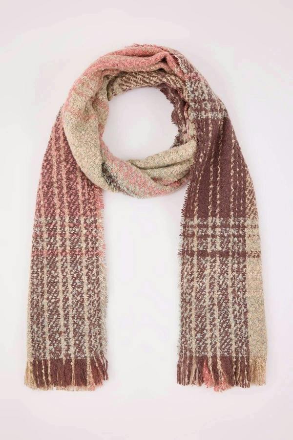 WOVCOR Soft Textured Knit Women's Scarf