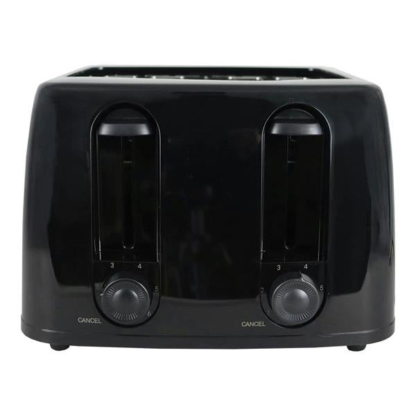 igenix 4 Slice Toaster, 1300W, 6 Browning Levels, Control Dial, Tray, Cord Storage