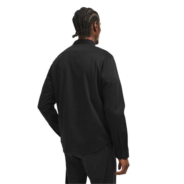 Boss Mens Motion Logo Cotton Shirt - Black - 