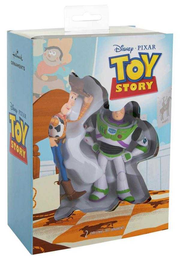Toy Story Storied Moments  - Woody & Buzz set of 2 Christmas Tree Ornaments