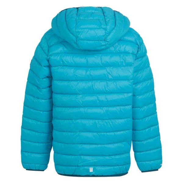 Regatta Childrens/Kids Marizion Hooded Padded Jacket - Tahoe Blue/Bleached Aqua