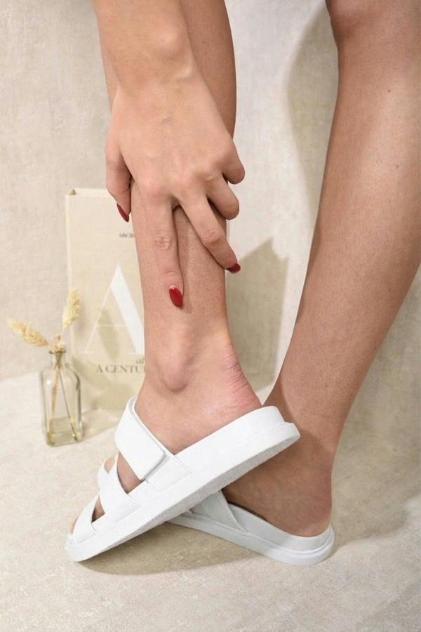 ikrush Daniela Cut Out Strappy Slip On Flats