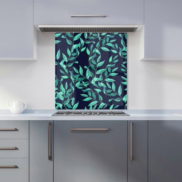 Warren Reed - Designer Delicate Green Foliage Kitchen Splashback