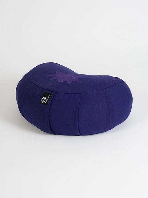 Yoga Studio Crescent Lotus Organic Zafu Buckwheat Cushion
