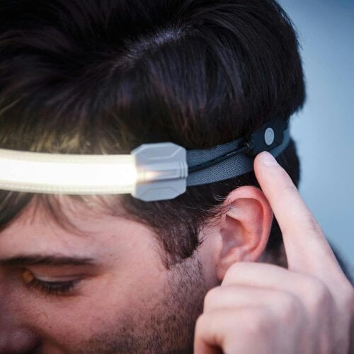 OSRAM Rechargeable Running Head Torch LED Headlamp White Front Red Rear 115lm