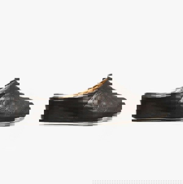 Cincasa Menorca MAHON Womens Leather Mule Slippers Black