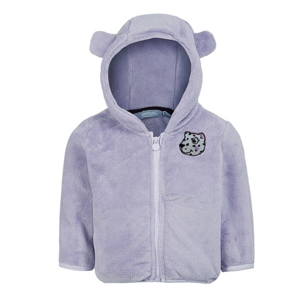 Regatta Childrens/Kids Shyla The Leopard Fleece Jacket - Lilac Frost