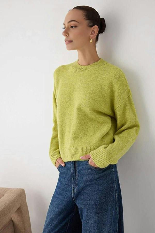 WOVCOR Alpaca Wool Blend Premium Oversize Knit Sweater