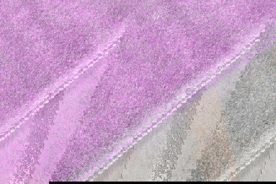 Smart Living Polyester Shaggy Rug - Lilac