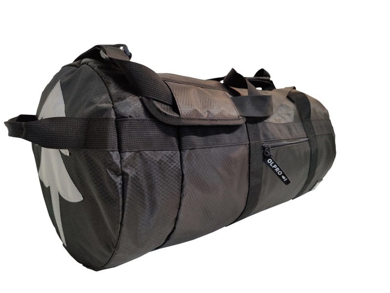 60L Black Holdall / Duffle Bag OLPRO - side view showing straps and handle