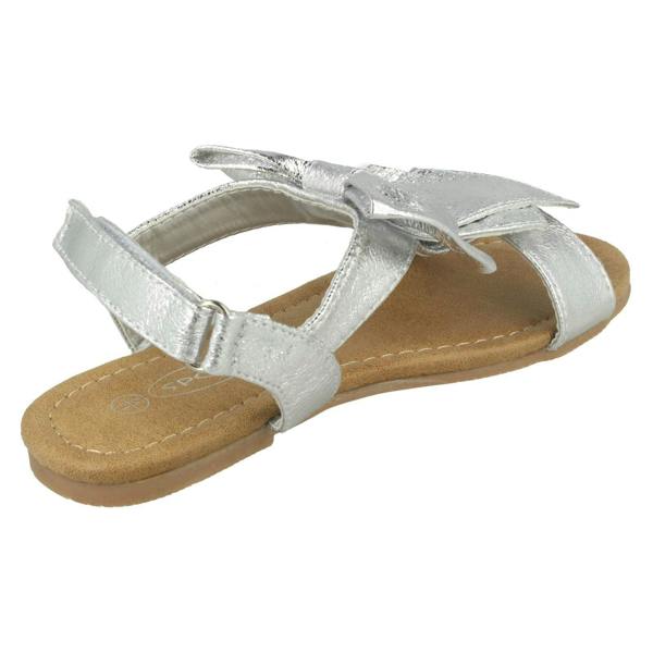 Spot On Girls Spot On Bow Trim Sandals