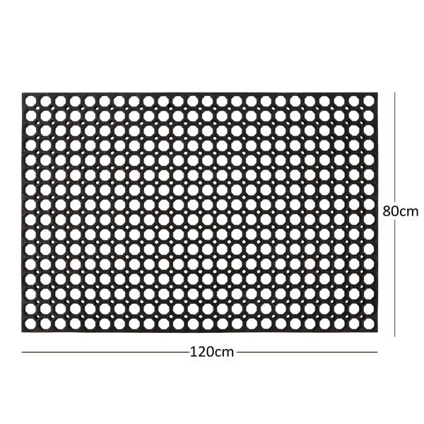 Nicoman Heavy Duty Non Slip Rubber Ring Entrance Doormat
