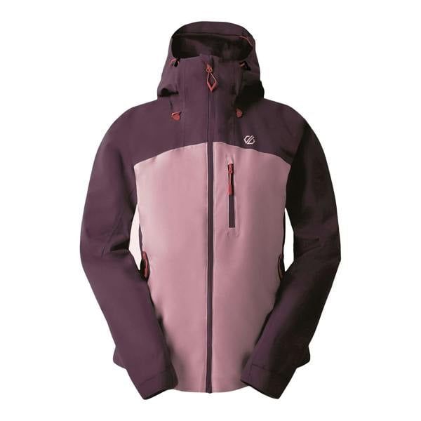 Dare 2B Womens/Ladies Torrek II Colour Block Waterproof Jacket - Deep Plum/Lilas