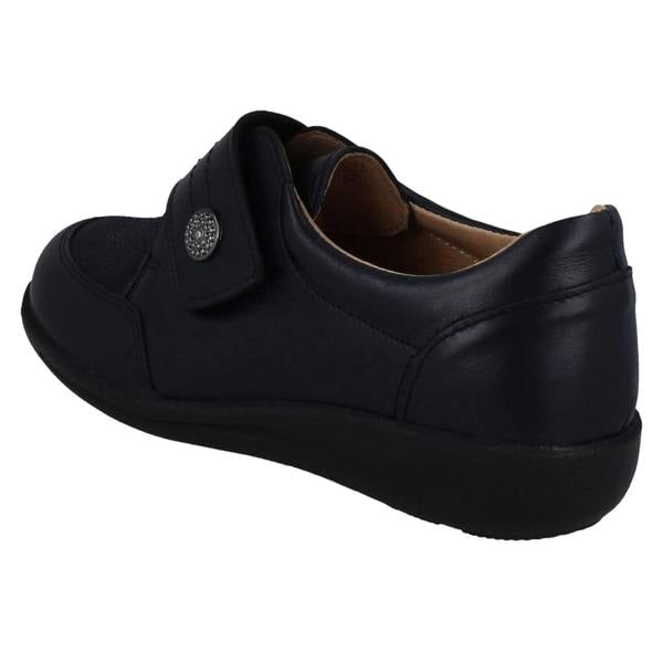 DB Shoes Ladies DB Shoes 2V Fitting Flat Shoes Ember