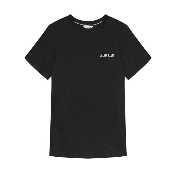 Calvin Klein Logo Print Crew T-Shirt Black