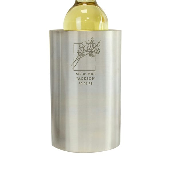 Personalised Memento Company Personalised Botanical Wine Cooler
