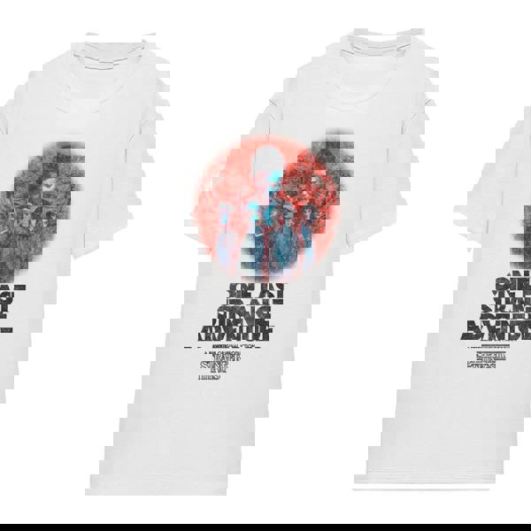 Stranger Things Womens/Ladies One Last Adventure Poster T-Shirt - White