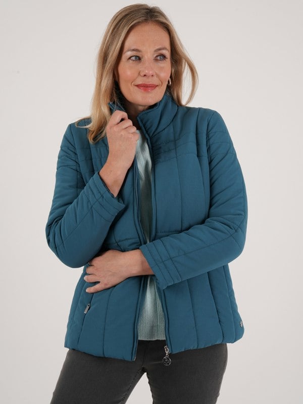 PennyPlain Quilt Jacket - Peacock