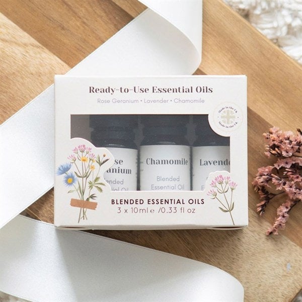 Serano Set of 3 Floral Blended Essential Oils