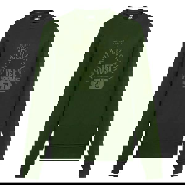 Diesel Denim Division Logo Green Sweatshirt