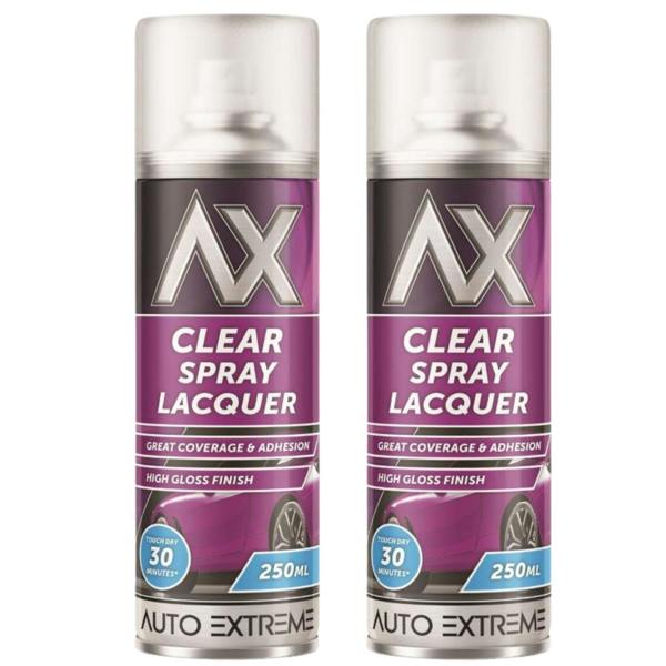 Auto Extreme 2X Auto Extreme Clear Lacquer Spray Paint 250ml