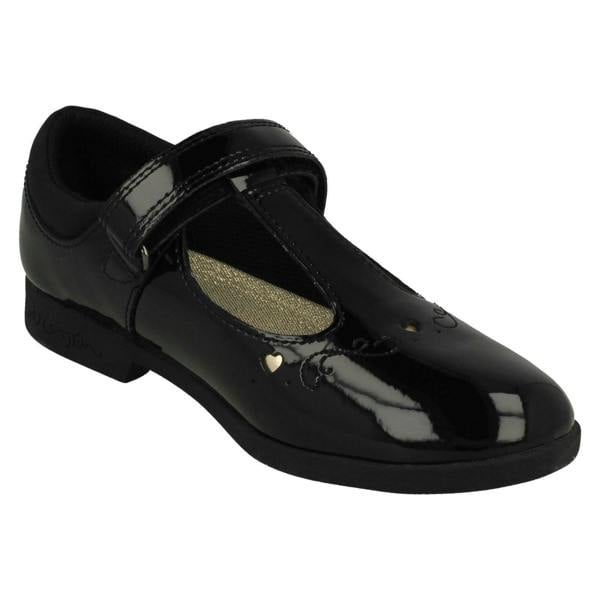 Clarks Girls Clarks Smart T-Bar School Shoes Magic Step Lo