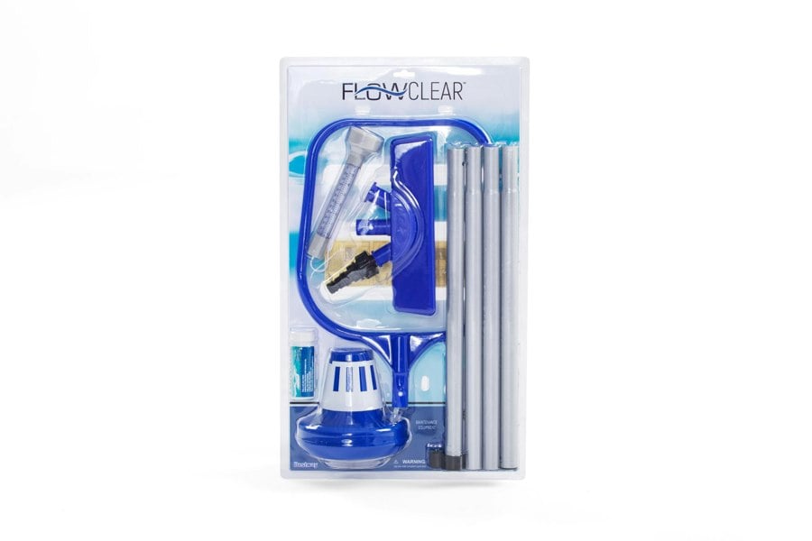 Samuel Alexander Flowclear Pool Accessories Set Maintenance Cleaning Repair Thermometer Test Kit