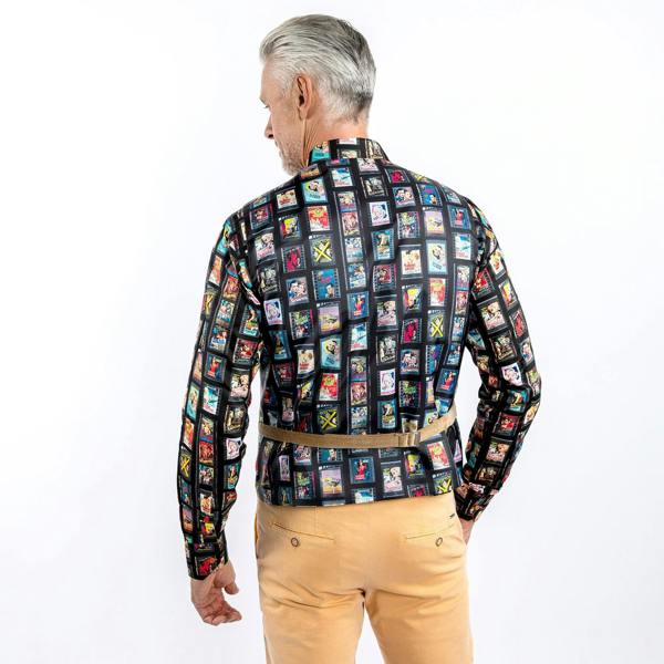 VIBRANT VELVET WAISTCOAT - Premium Men's Patterned Shirt by Claudio Lugli | Bold Design, Tailored Fit, Best Printed Shirts